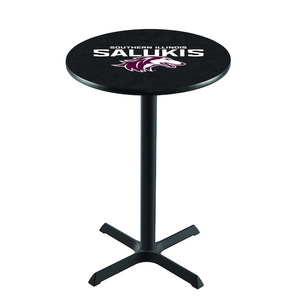 36" Blk Wrinkle Southern Illinois Pub Table